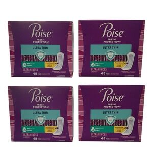 Poise - Fresh Protection Ultra Thin Pads (192 ct) - Light Absorbency Pads